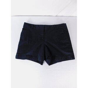 LOFT Shorts Womens 14 Blue Twill Chino The Riviera Short Cotton Spandex